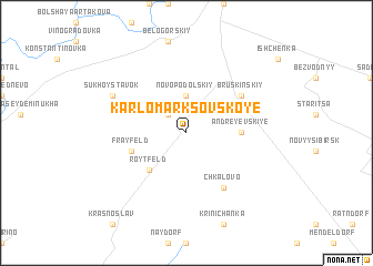 map of Karlo-Marksovskoye