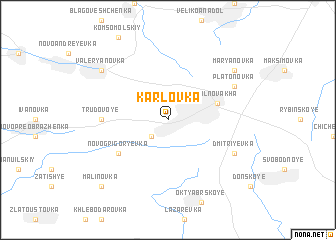 map of Karlovka