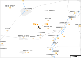 map of (( Karlovka ))