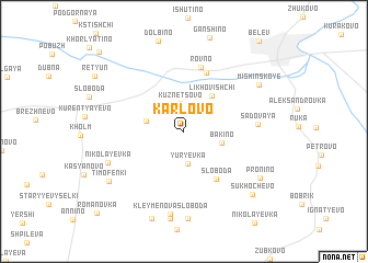 map of Karlovo