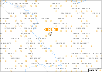 map of Karlov