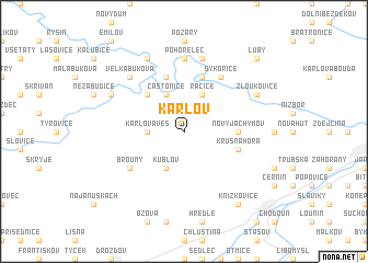 map of Karlov