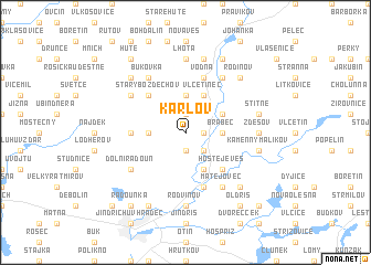 map of Karlov