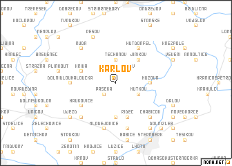 map of Karlov