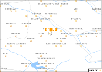 map of Karlo