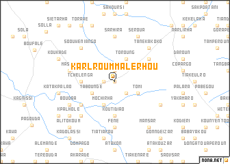 map of Karlroum-Malérhou