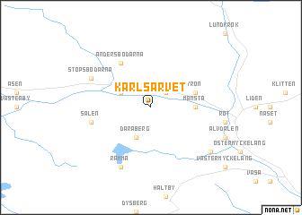 map of Karlsarvet