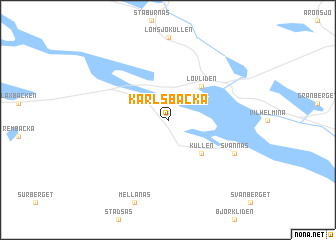 map of Karlsbacka