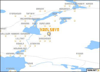 map of Karlsbyn