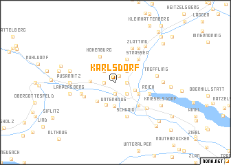 map of karlsdorf