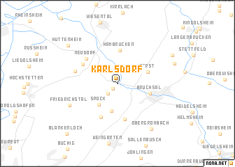 map of Karlsdorf