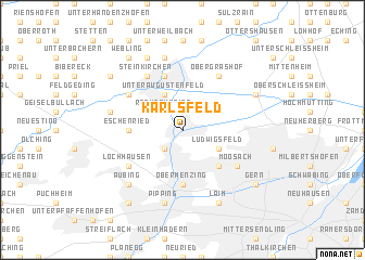 map of Karlsfeld