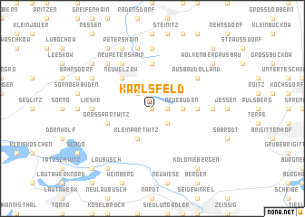 map of Karlsfeld