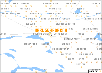 map of Karlsgårdarna