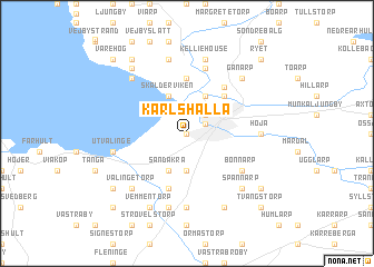 map of Karlshalla