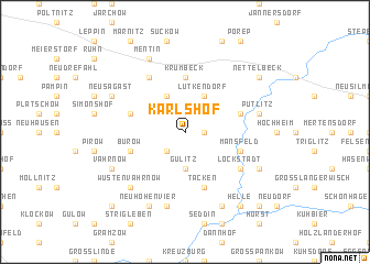 map of Karlshof