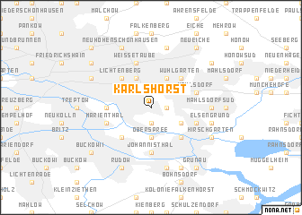 map of Karlshorst