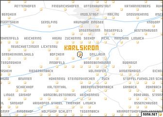 map of Karlskron