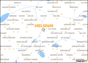 map of Karlsruhe