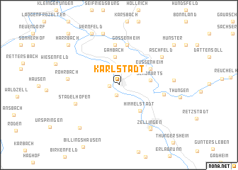 map of Karlstadt