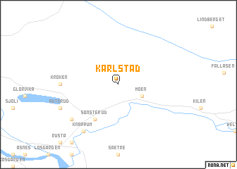 map of Karlstad