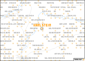 map of Karlstein