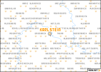 map of Karlstein