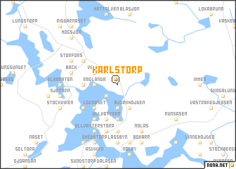 map of Karlstorp