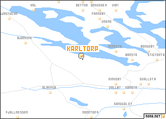 map of Karltorp