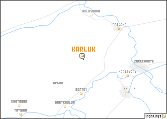 map of Karluk