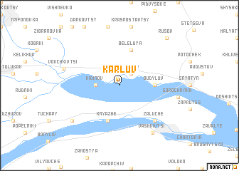 map of Karluv