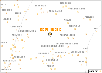 map of Karluwāla