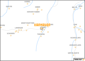 map of Karmadon