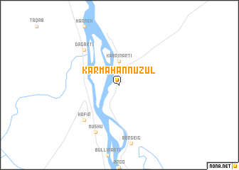 map of Karmah an Nuzul