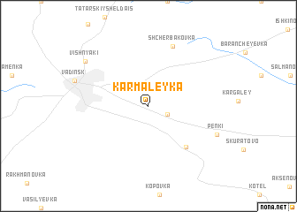 map of Karmaleyka