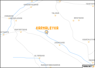 map of Karmaleyka