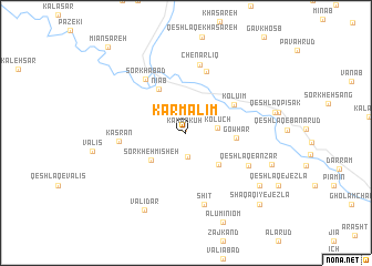 map of Karmālīm