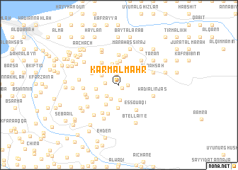 map of Karm al Mahr