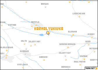 map of Karmalyukivka