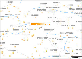 map of Karmankasy