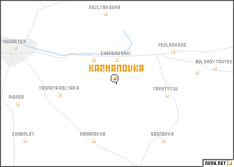map of Karmanovka