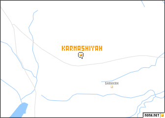 map of Karmāshīyah