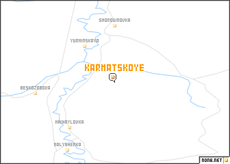 map of Karmatskoye