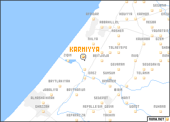 map of Karmiyya