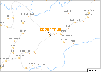 map of Karmo Town