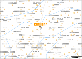 map of Karm Sar