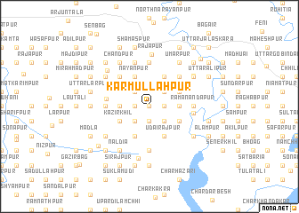 map of Karmullāhpur