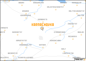 map of Karnachovka