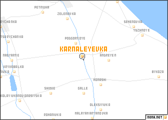 map of Karnaleyevka