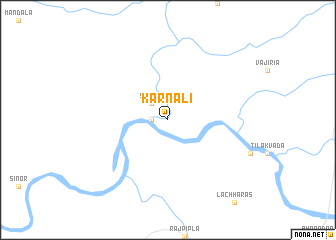 map of Karnāli